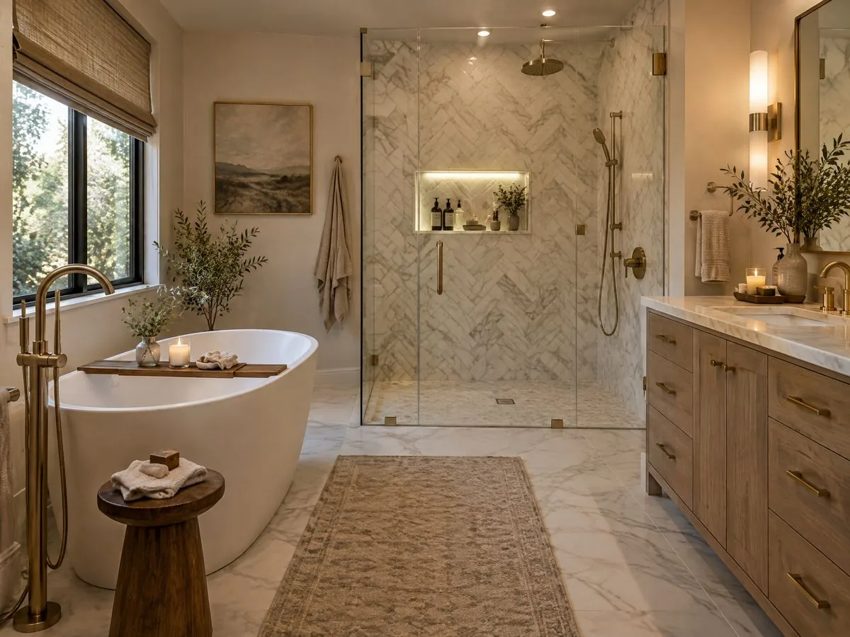 Illustrative residential bathroom renovations project image